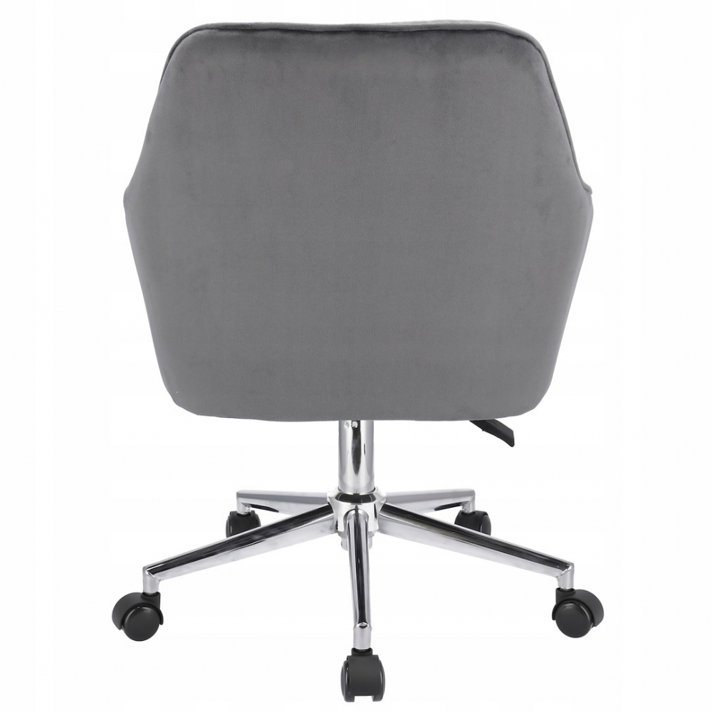 Scaun de birou cu roti Jumi, NAPOLI, 87x57x62cm, inaltime reglabila, Gri [4]