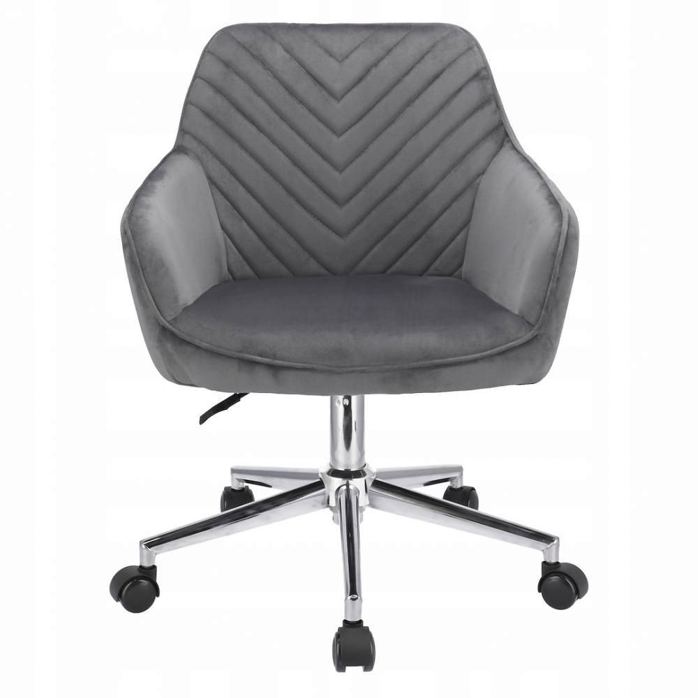 Scaun de birou cu roti Jumi, NAPOLI, 87x57x62cm, inaltime reglabila, Gri [6]