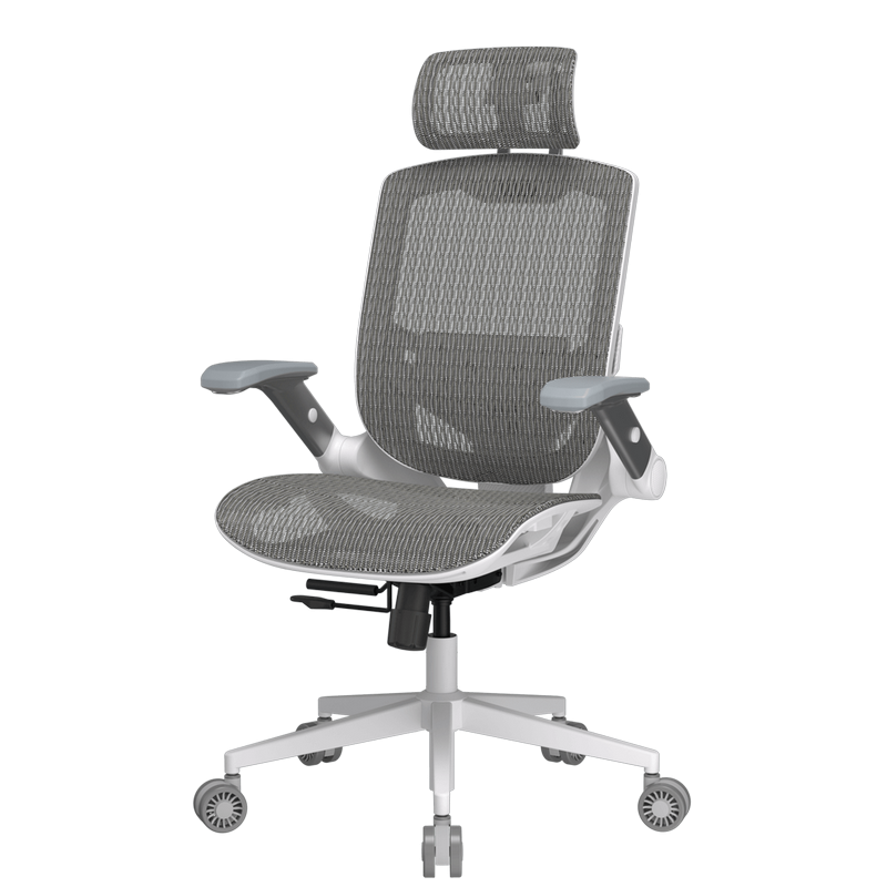 Scaun de gaming Cougar Speeder One (Plasă respirabilă, Gaslift Clasa 4, Reclinabil 135°, Tetieră 3D, Cotiere 3D, Alb) [7]