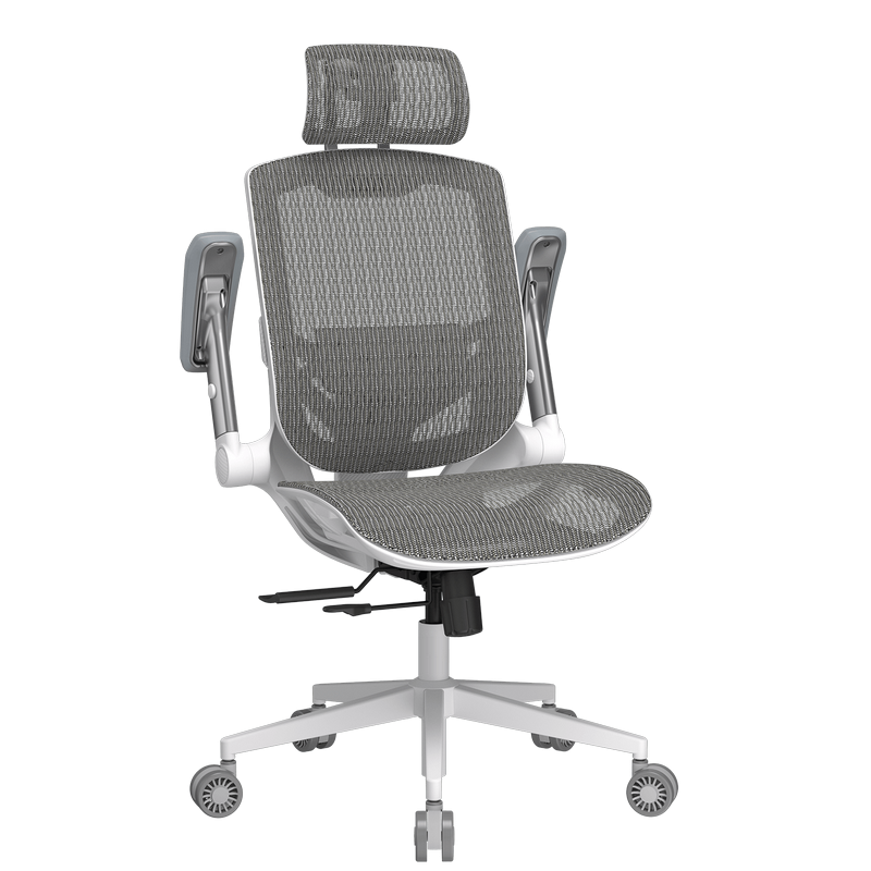 Scaun de gaming Cougar Speeder One (Plasă respirabilă, Gaslift Clasa 4, Reclinabil 135°, Tetieră 3D, Cotiere 3D, Alb) [4]