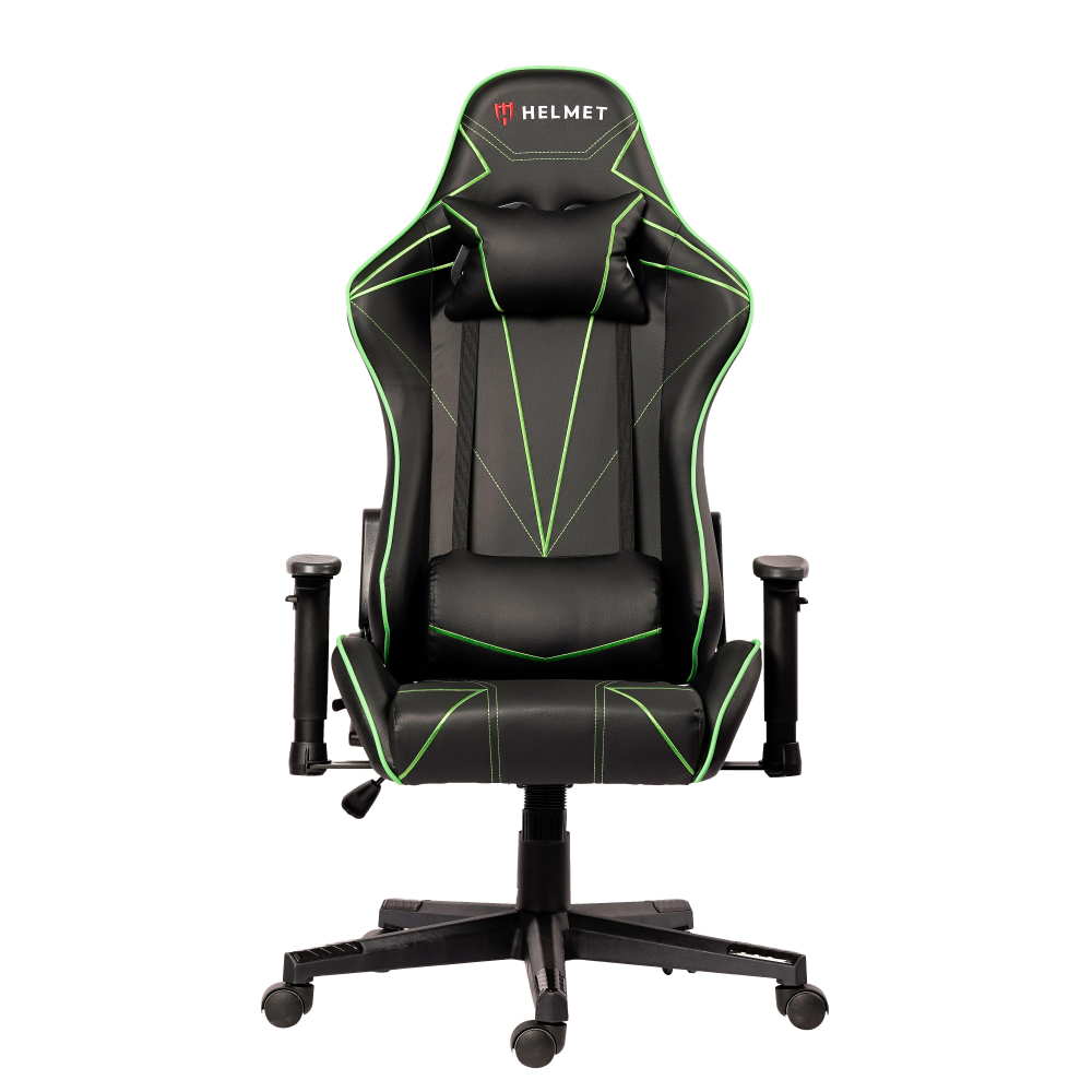 Scaun de gaming Helmet CH-502, Verde [2]