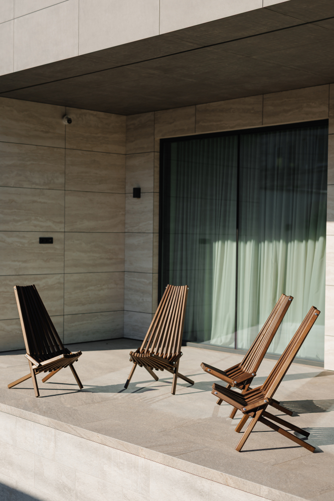 Scaun de grădină Kentucky Garden Elite, maro – eleganță naturală și confort pentru exterior [4]