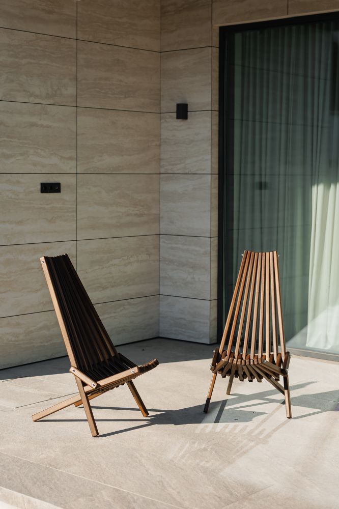 Scaun de grădină Kentucky Garden Elite, maro – eleganță naturală și confort pentru exterior [2]