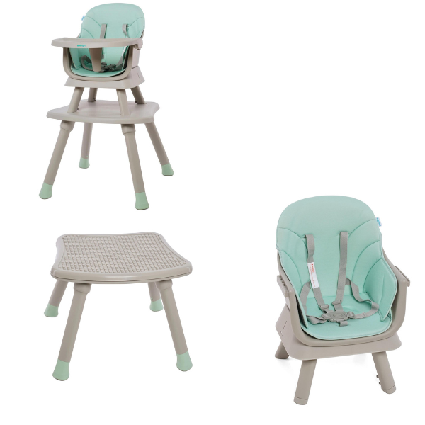 Многофункциональный стульчик для кормления U-Grow – 5 в 1: высокий стульчик, столик + стульчик, набор Lego, бустер и табурет! [3]