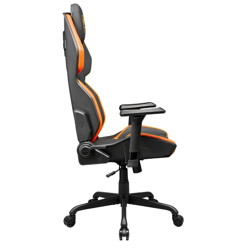 Scaun gaming Cougar Hotrod, piele PU, Negru / Portocaliu (gazlift clasa 4, spătar 150°, până la 136 kg) [8]