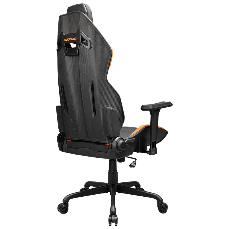 Scaun gaming Cougar Hotrod, piele PU, Negru / Portocaliu (gazlift clasa 4, spătar 150°, până la 136 kg) [9]