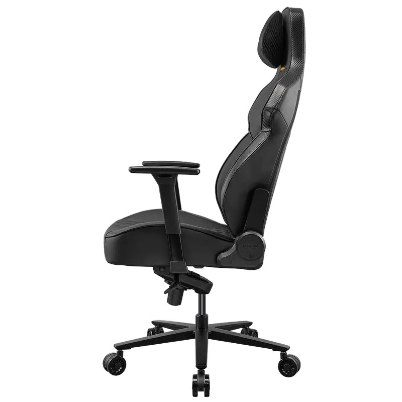 Scaun gaming Cougar NxSys AERO, piele PU, Negru (gazlift clasa 4, spătar 150°, până la 160 kg) [2]