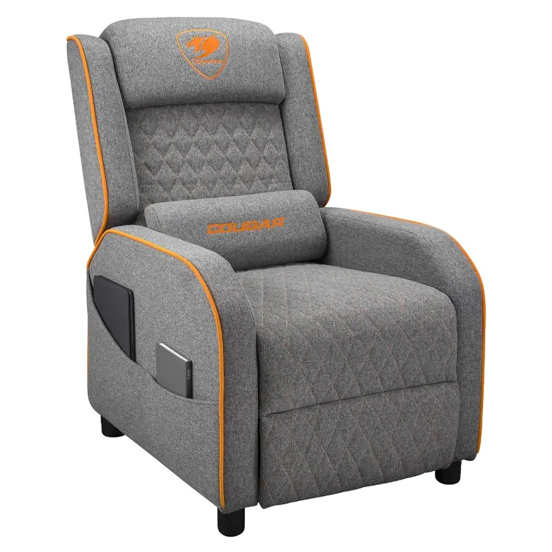Scaun gaming Cougar Ranger One, textil, Gri / Portocaliu (spătar 160°, până la 150 kg) [7]