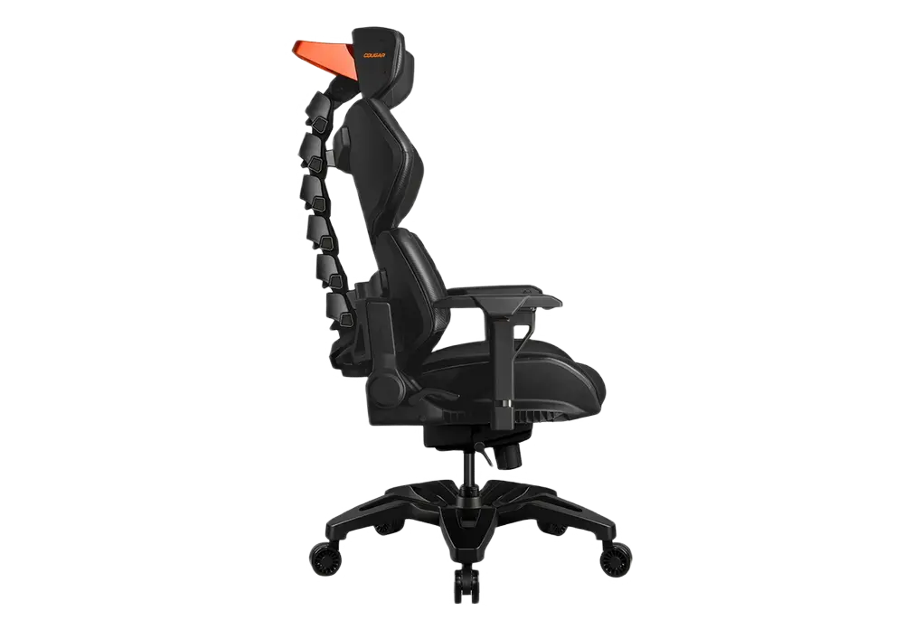 Игровое кресло Cougar Terminator, черное, из искусственной кожи PU, 4D, до 135 кг [6]