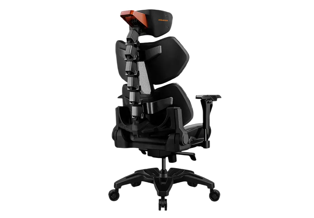 Игровое кресло Cougar Terminator, черное, из искусственной кожи PU, 4D, до 135 кг [3]