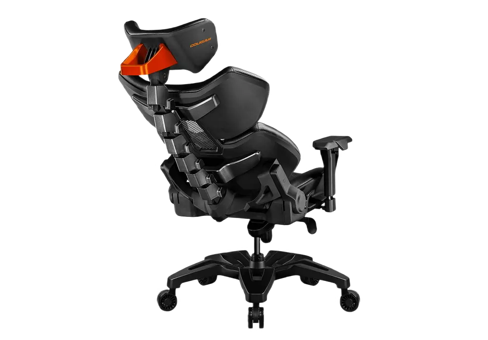 Игровое кресло Cougar Terminator, черное, из искусственной кожи PU, 4D, до 135 кг [5]