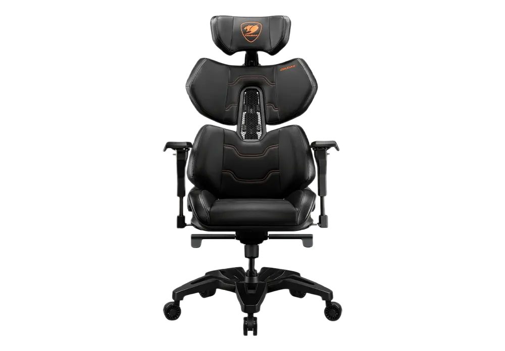 Игровое кресло Cougar Terminator, черное, из искусственной кожи PU, 4D, до 135 кг [1]