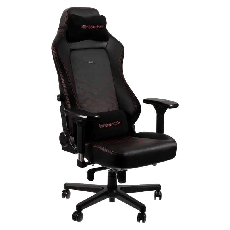Scaun Gaming Noble Hero NBL-HRO-PU-BRD Black/Red, User max load up to 150kg / height 165-190cm
 [1]