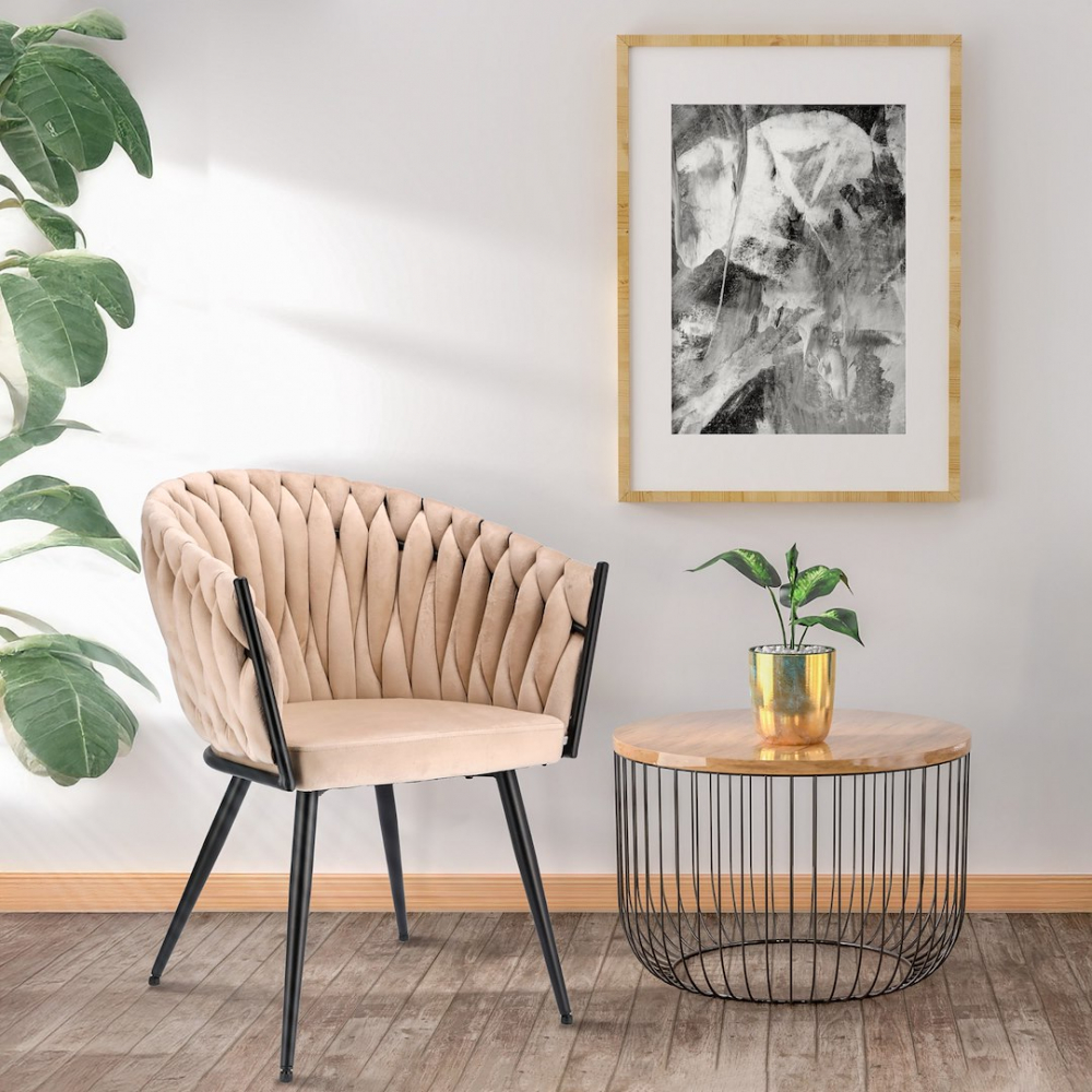 Scaun Premium Jumi Molto – Eleganță și Confort în Nuanță Bej [2]