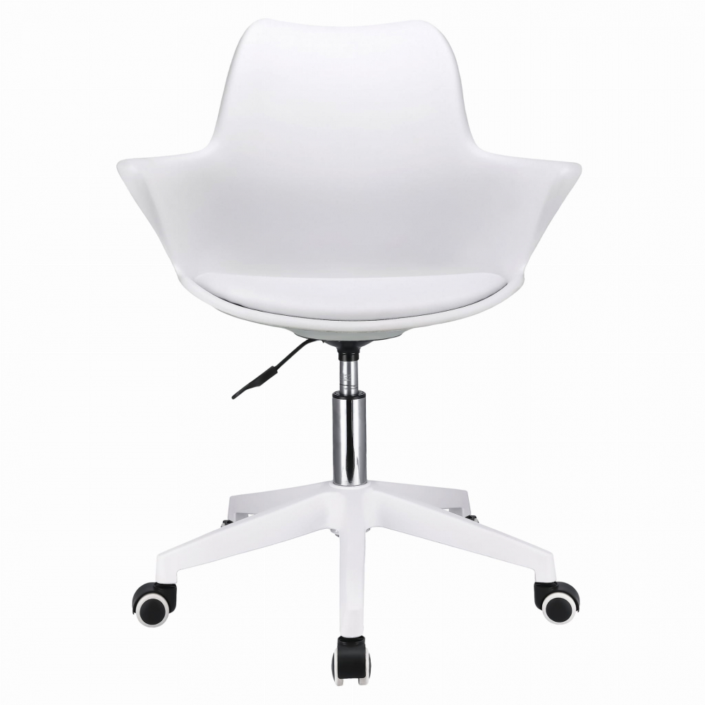 Scaun rotativ scandinav INEZ, Alb – Confort și Stil Modern [5]