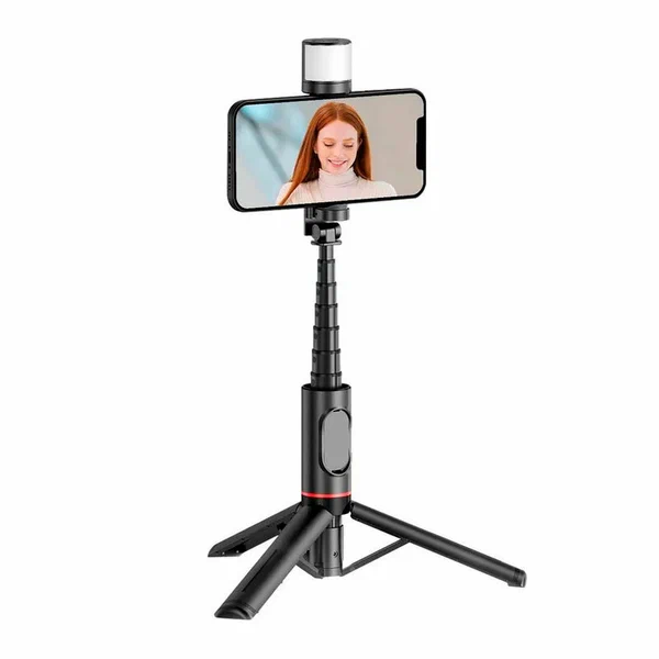 Selfie Stick Wi-SE002 – Suport pentru selfie cu iluminare și telecomandă | Mobishop.md [3]
