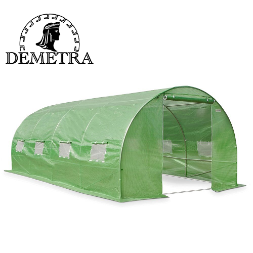 Теплица садовая Деметра 4×3×2 м (12 м²) – Профессиональная модель с армированной плёнкой 200 г/м² + ПОДАРОК лопатки и система полива [5]