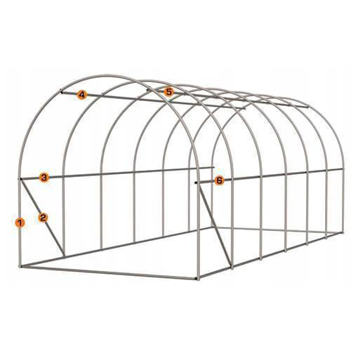 Seră Profesională 6x3x2.5m – Recolte Bogate Tot Anul [3]