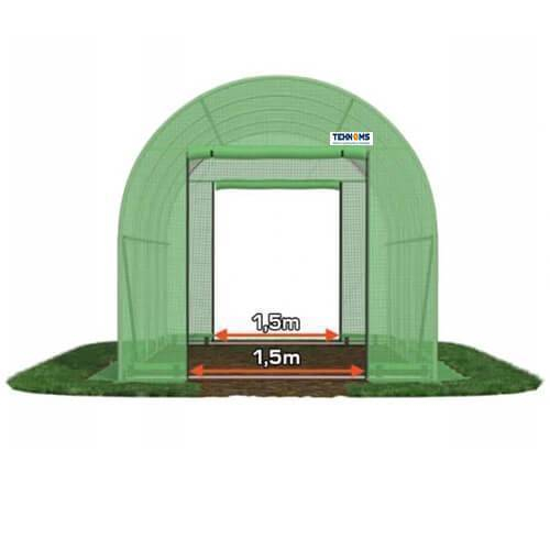 Seră Profesionistă 8×4×2.5 m – Modelul de top cu țeavă Ø32 mm și folie 240 g/m² pentru producție intensivă [5]