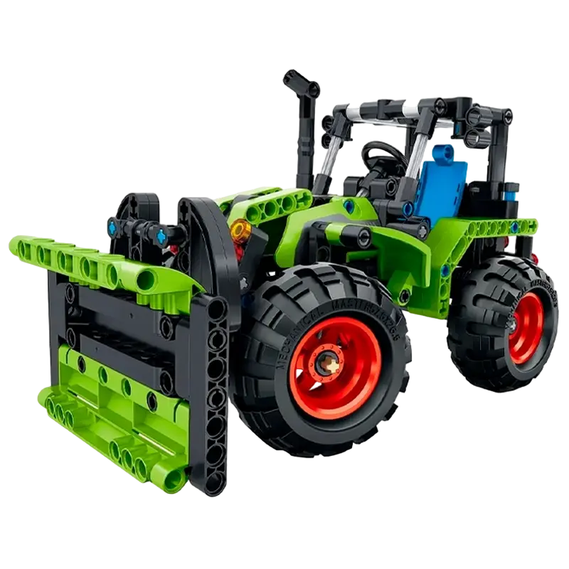 Set de Construcție iM.Master Bricks: 2 în 1, Tractor Fermă și Camion Plug de Zăpadă, 348 Piese [2]