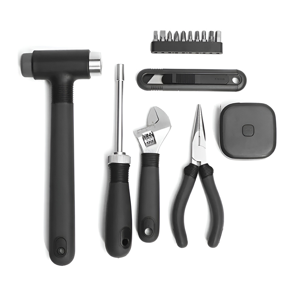 Set de Unelte Portabil MIIIW pentru Casă 6+2, Negru [2]