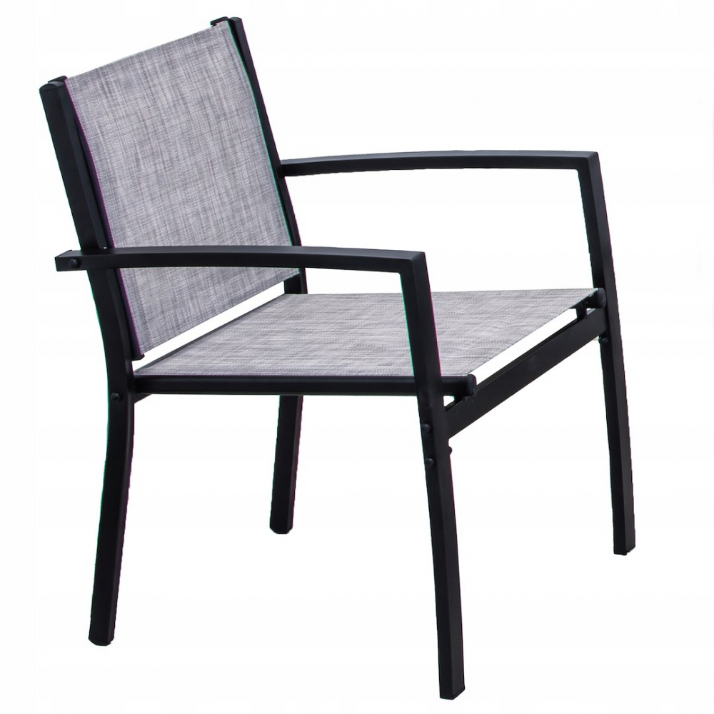 Set mobilier gradina/terasa, 1 masa, 2 scaune, 1 canapea, Jumi, plasa și metal, Maro [4]