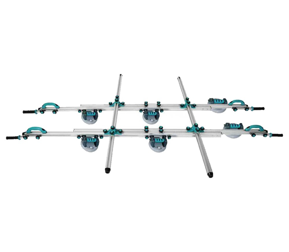 Sistem de transport plăci format mare BIHUI SLIM AUTOFIX 6 LFCSB (6 ventuze automate Ø203 mm, 200 kg, 165–320 cm) [4]