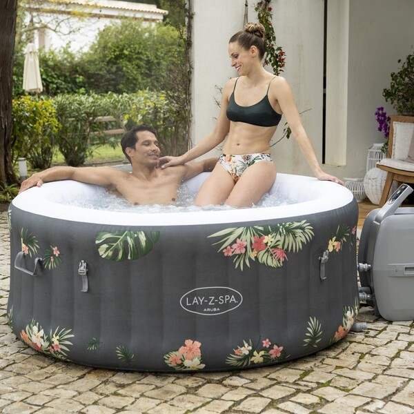 SPA gonflabil Aruba AirJet 170×66 cm, 605 L, pentru 4 persoane [2]