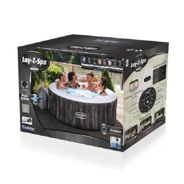 SPA gonflabil Bahamas AirJet 180×66 cm, 669 L, pentru 4 persoane [4]