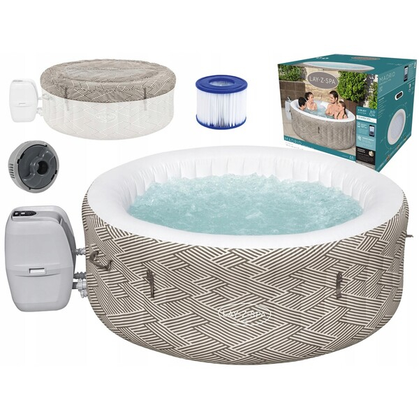 SPA gonflabil Madrid AirJet 180×66 cm, 669 L, pentru 2-4 persoane [3]