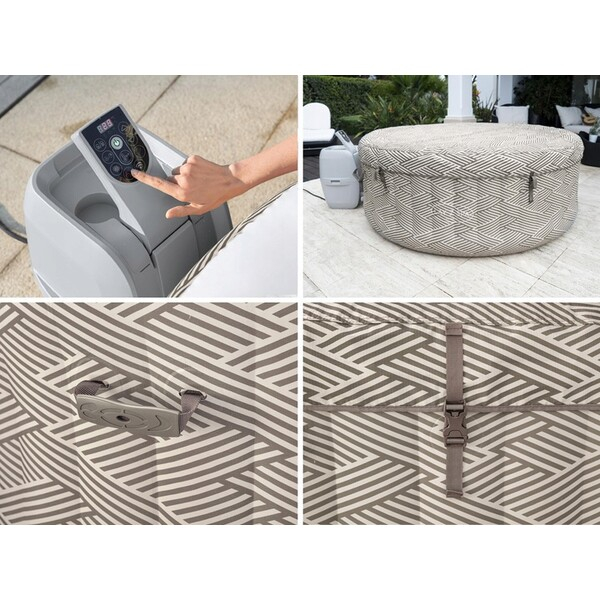 SPA gonflabil Madrid AirJet 180×66 cm, 669 L, pentru 2-4 persoane [6]