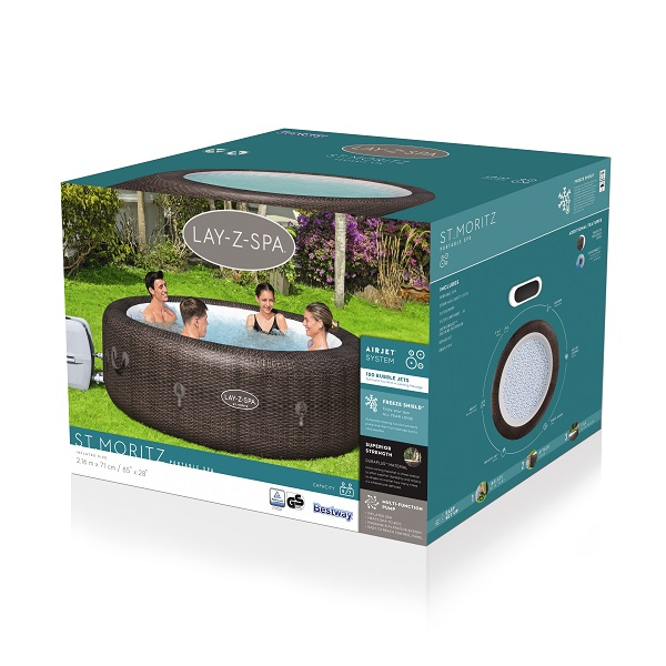 SPA gonflabil St.Moritz AirJet 216×71 cm, 1190 L, pentru 5-7 persoane [4]