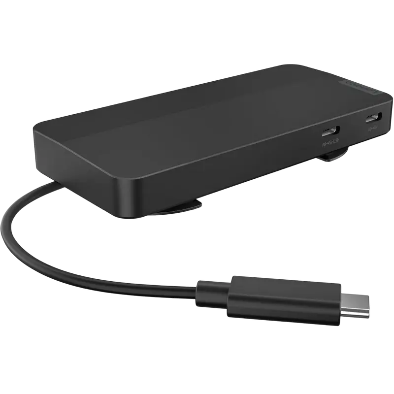 Stație de andocare Lenovo USB-C Dual Display Travel Dock – 2 monitoare 4K, 65W Power Delivery, ultra-portabilă [7]