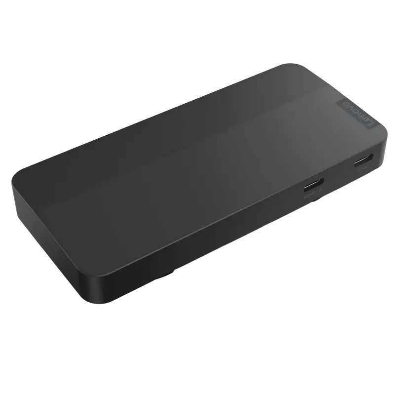 Stație de andocare Lenovo USB-C Dual Display Travel Dock – 2 monitoare 4K, 65W Power Delivery, ultra-portabilă [6]