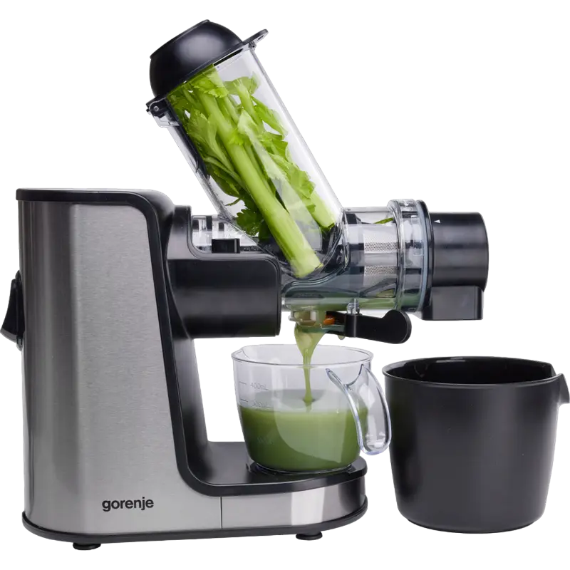 Storcător cu melc Gorenje JC200BE Gri (200W) – Presare la rece pentru sucuri bogate în vitamine și nutrienți [2]