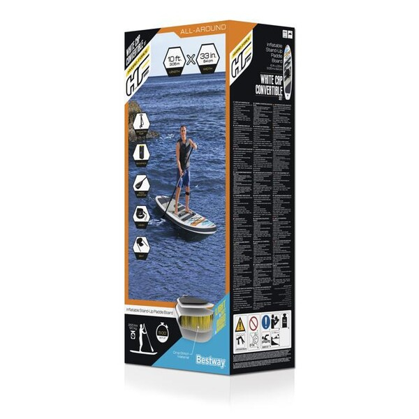 Placă gonflabilă Stand Up Paddle Bestway SUP-Caiac White Cap 305x84x12 cm – 2 în 1 SUP & Kayak [9]