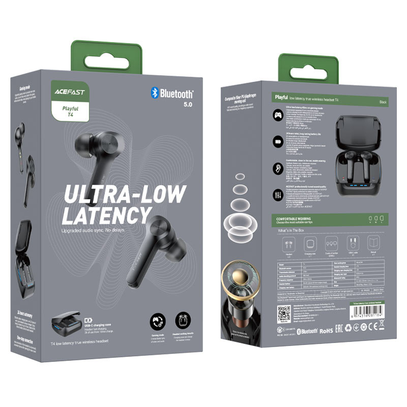 T4 Low latency true wireless earbuds [6]