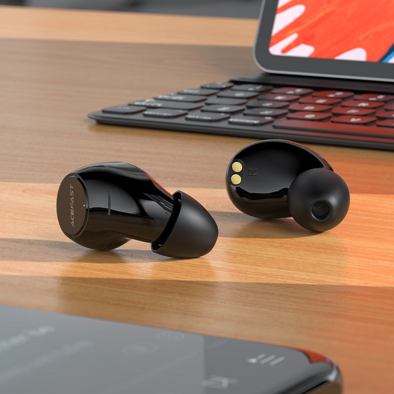 Беспроводные наушники T7 Unrivalled TWS, Bluetooth 5.2, aptX, игровой режим, серебристые — Премиальный звук и металлический стиль [7]