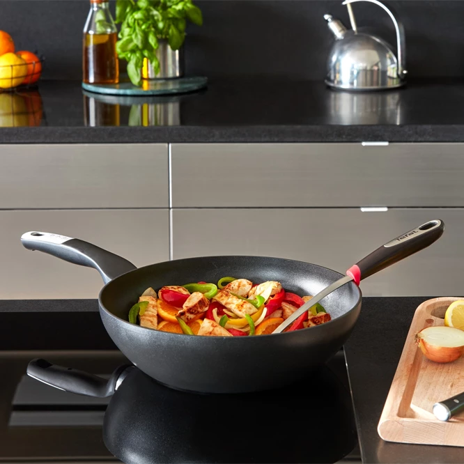 Tigaie WOK Tefal G1501972, 28cm, Gri [7]