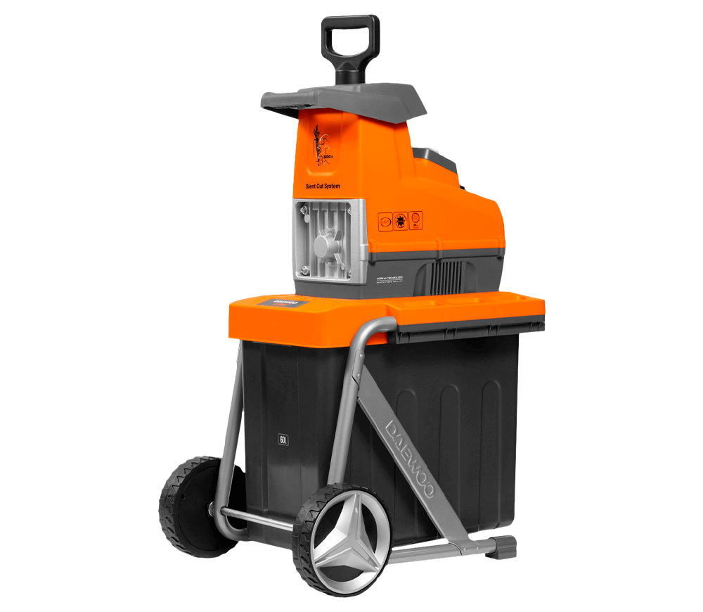 Tocător de crengi electric DAEWOO DSR 3000E (2800W, Freză cu role, Max 45 mm, Coș 60L) [8]