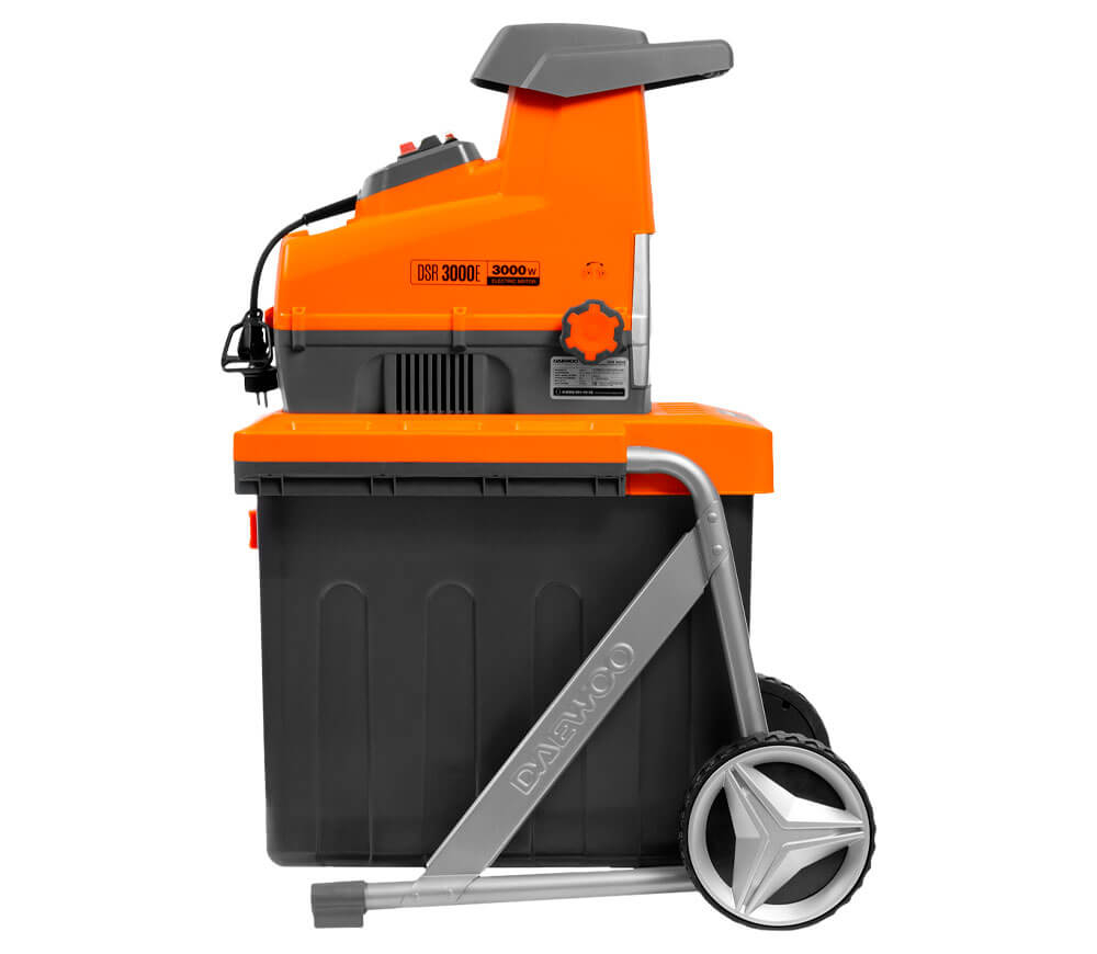 Tocător de crengi electric DAEWOO DSR 3000E (2800W, Freză cu role, Max 45 mm, Coș 60L) [5]