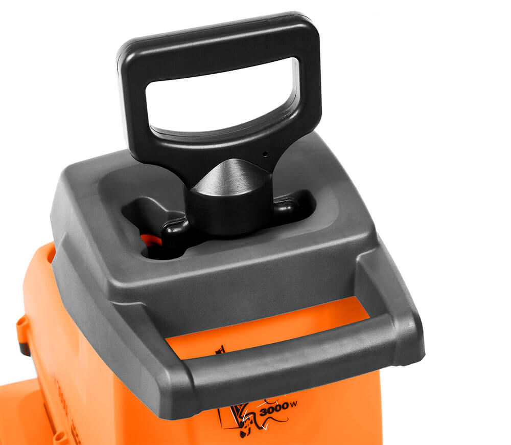 Tocător de crengi electric DAEWOO DSR 3000E (2800W, Freză cu role, Max 45 mm, Coș 60L) [10]