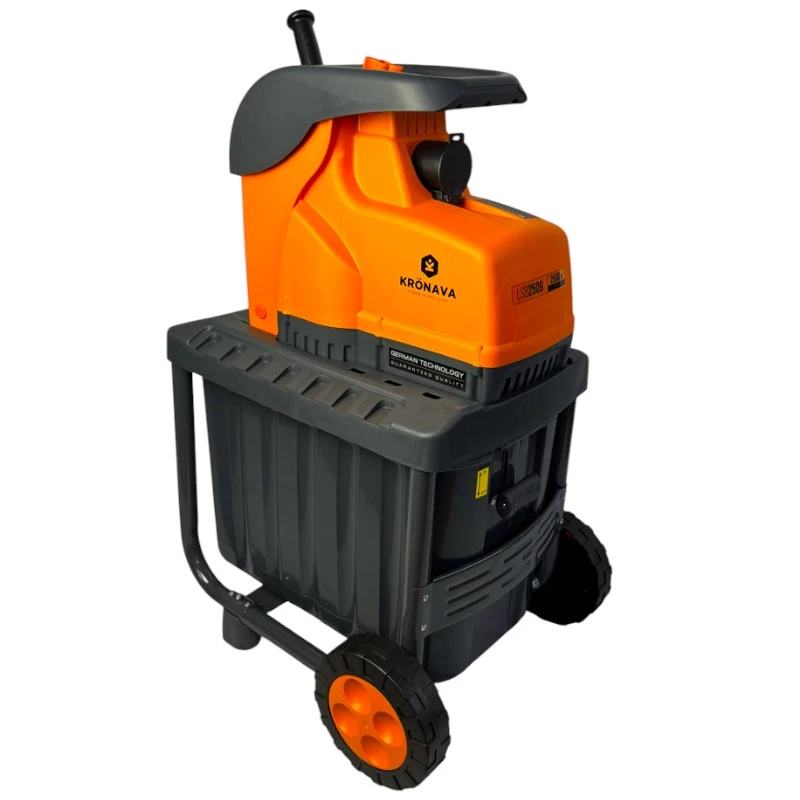 Tocător de crengi electric Kronava LSB2509 – 2500 W – Diametru maxim 40 mm – Casetă 50 l – Compact, Puternic și Ecologic pentru Grădina Ta [9]