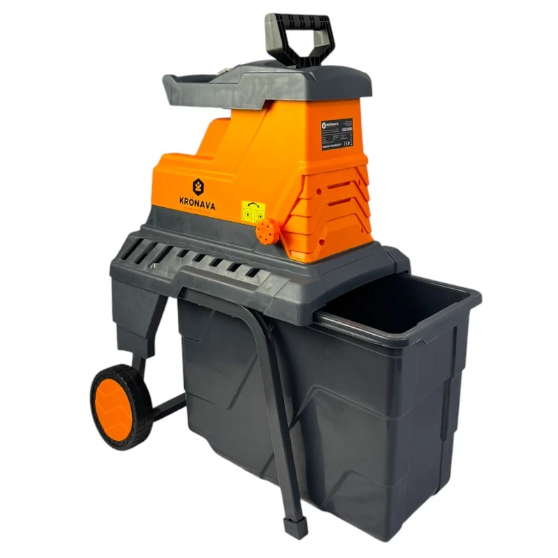 Tocător de crengi electric Kronava LSG2815 – 2800 W – Diametru maxim 45 mm – Casetă 55 l – Puternic și Stabil pentru Grădini Medii și Mari [9]