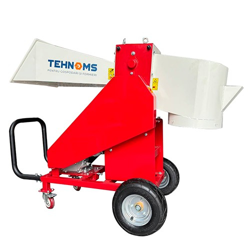 Tocător de crengi pe benzină MS-80 (Motor Loncin 9 CP, Diametru maxim 80 mm, Capacitate 5 m³/h, 6 Cuțite) [4]