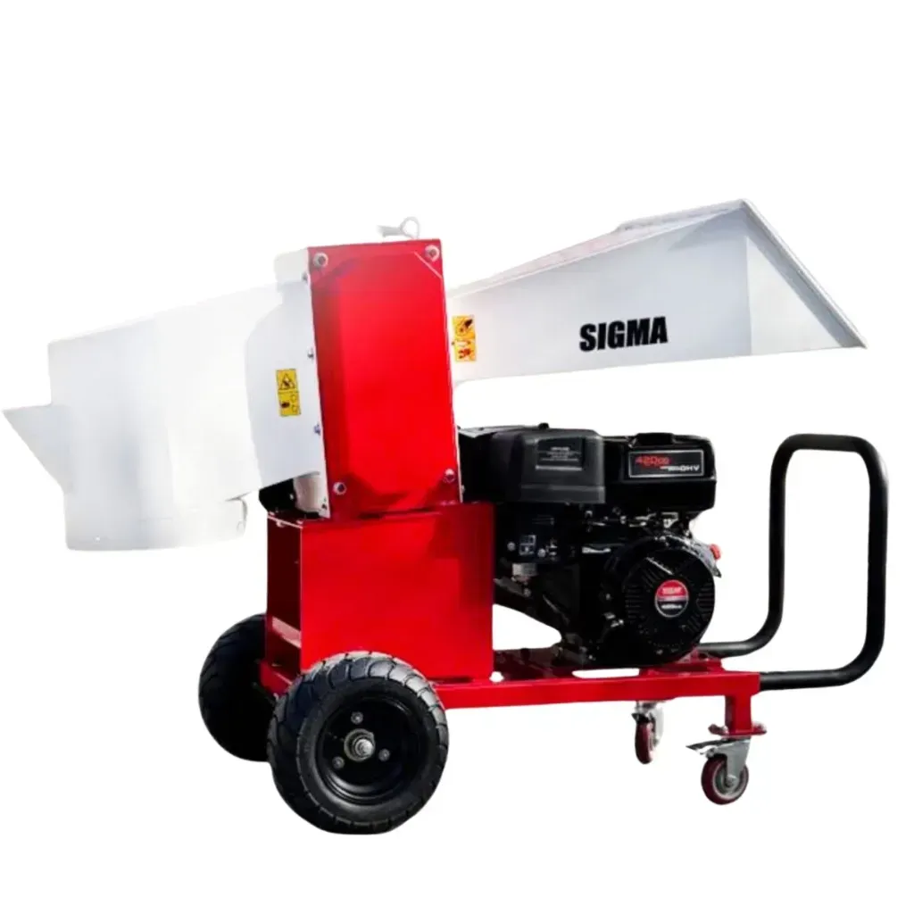 Tocător de crengi pe benzină Sigma VG-80G (13 CP, Max 80 mm, 4 m³/h, 6 Cuțite, Kit Transport) [6]