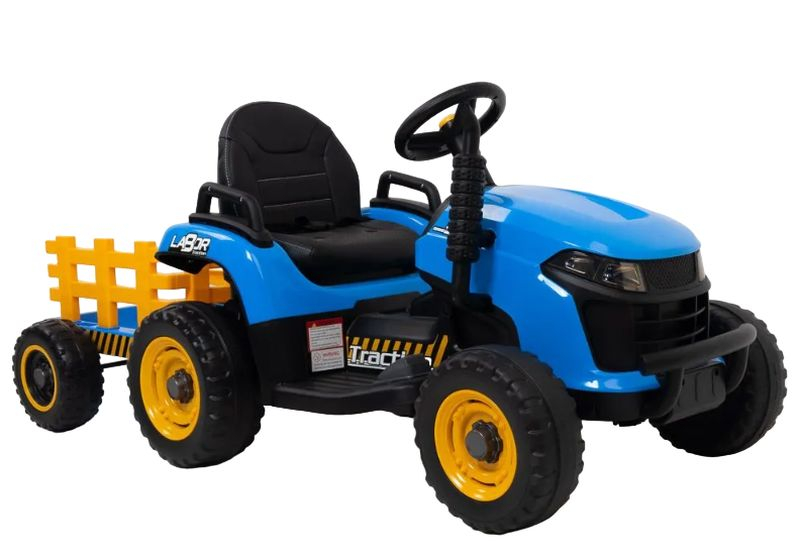 Tractor electric pentru copii Albastru [1]
