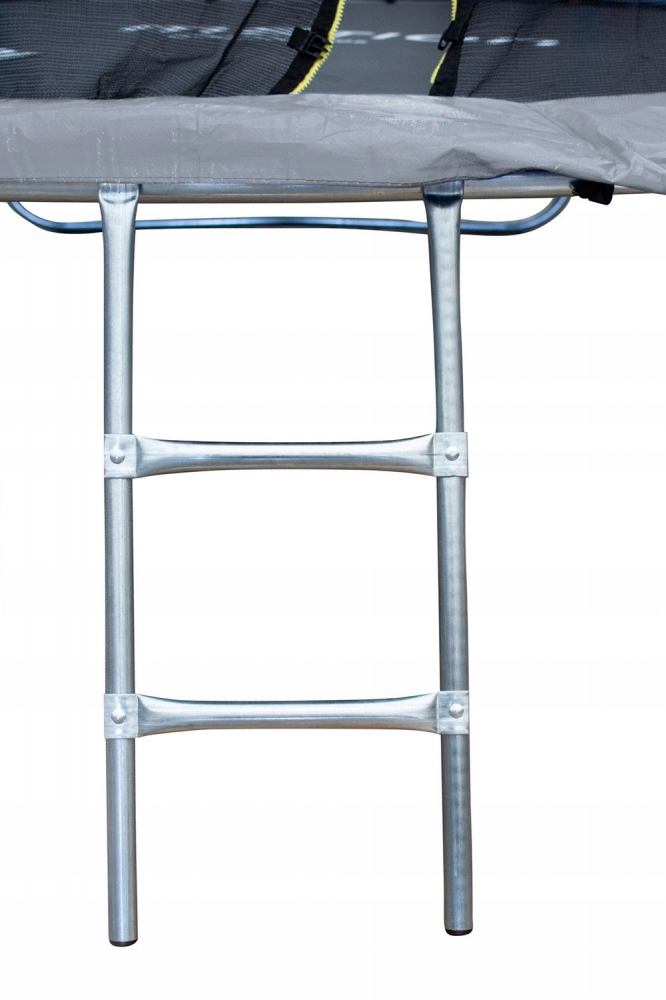 Садовый батут для детей Jumi Motion, 305 см (10Ft), с внешней защитной сеткой, черный/зелёный [7]