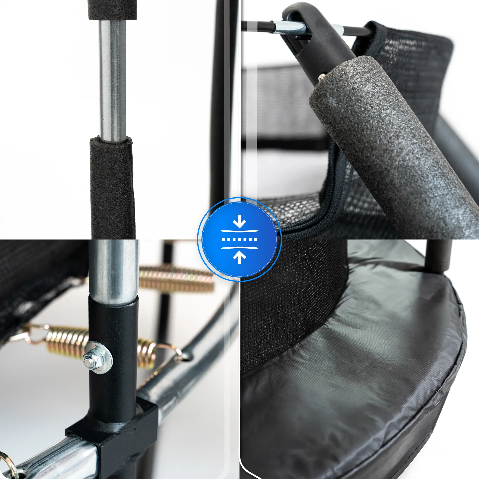 Батут для детей THUNDER INSIDE ELITE 6FT (183 см) Black – Безопасность и максимум веселья [10]