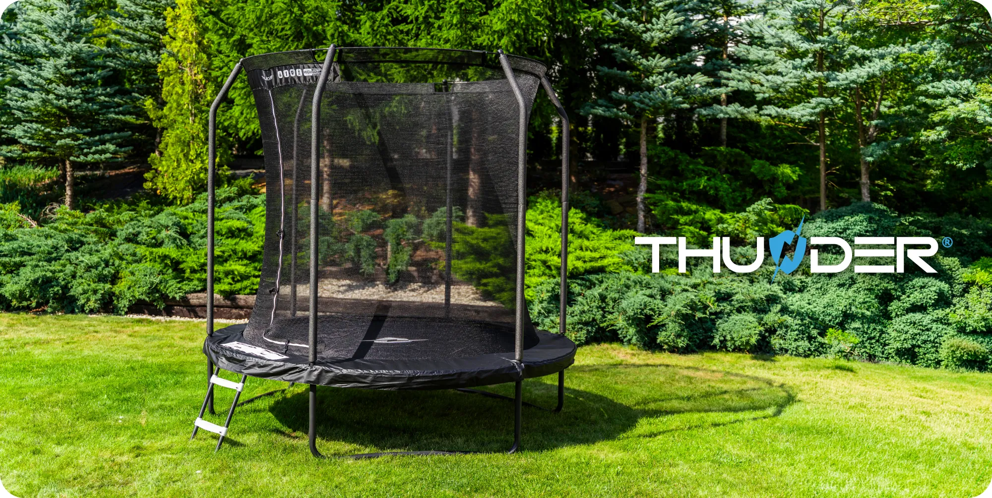 Батут для детей THUNDER INSIDE ELITE 6FT (183 см) Black – Безопасность и максимум веселья [2]